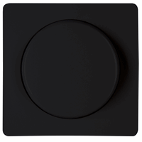 Kopp 333750009 - HK05 - inzetplaat + knop dimmer mat-zwart