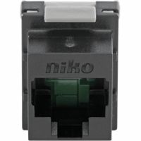 Niko 650-45061 - Onafgeschermde RJ45-connector UTP cat. 6, voor bandbreedtes tot 250MHz
