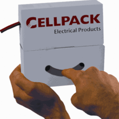 Cellpack 127063 - sb krimpkous wit 6.4-3.2 (lengte 10mtr)