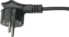 Hk Electric 517400011 - aansluitsnoer 3x0,75mm zwart 5mtr