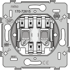 Niko 170-72615 - wissel / wissel schakelaar basis
