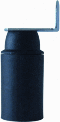 Vossloh 102211 - lamphouder e14 zwart + beugel