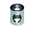 Doorlaathuls m10/m10 chroom 601465 per stuk