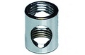 Doorlaathuls m10/m10 chroom 601465 per stuk