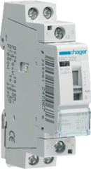 Hager ERC225 - magneetschakelaar 25a handbediening 2-maak 230v