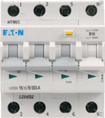 Eaton 1742431 - aardlekautomaat 3p+n b16 / 30ma
