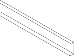 Stago CSU08870100 - scheidings-schot kg281 lengte 3 meter