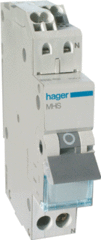 Hager MHS510 - automaat 1-polig + nul 10-ampere b-kar snel