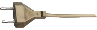 Hk Electric 517300003 - eurosnoer 2x0.75mm zwart 1,5mtr