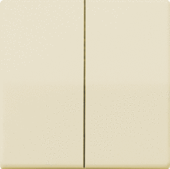 Jung AS591-5 - wipplaat serie 2-voudig creme wit