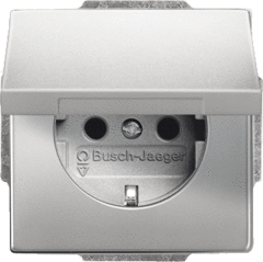 Busch Jaeger 2CKA002018A1490 - wcd randaarde klapdeksel 20euk-866 pure stainless steel