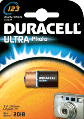 Duracell DL123 - batterij lithium cr123 3volt