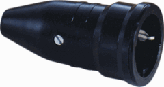 ABL SURSUM 1199-090 - 1199090 - contrastekker randaarde 16a rubber tot 3x2,5mm2