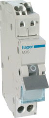 Hager MJS506 - automaat 1-polig + nul 6-ampere c-kar traag