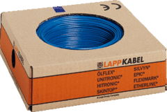 Lapp 4510143 - 4510143-100 - montagesnoer 1mm2 donker-blauw doos 100 meter