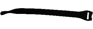 Mepac 455710 - klittenband 20x330 zwart rol50