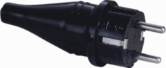 ABL SURSUM 1419-190 - 1419190 - contactstop stekker rubber 2-polig bus + randaarde (1490-190)