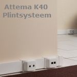 K40 Plintsysteem crème en wit