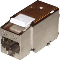 Radiall R280MOD810A - Radial modulair jack stp cat6a (voor ftp en stp kabel)