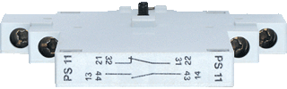 Iskra 481000132 - hulpcontact 1-no + 1-nc zijmontage (1xmaak 1xverbreek contact)