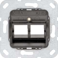 Gira 560500 - draagring 2x modulair jack nr5 basis