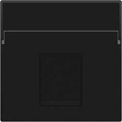 Niko 122-65100 - inzetplaat 1x modulair jack antraciet