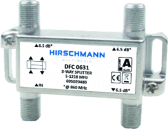 Hirschmann 695020480 - 3-voudig verdeler dfc0631 f-aansluiting
