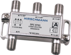 Hirschmann 695020479 - 4-voudige verdeler dfc0741 f-aansluiting