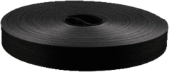 Mepac 456621 - klittenband tweezijdig zwart 12.5 rol 22.5m