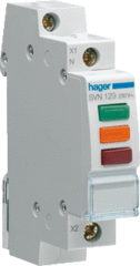 Hager SVN129 - led signaalmelder rood/groen/blauw svn129