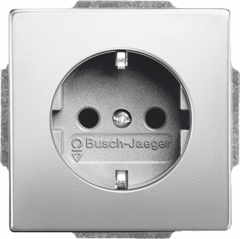 Busch Jaeger 2CKA002013A5276 - wcd randaarde kinderbeveiliging 20eucks-866 pure stainless steel