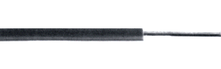 Eupen N002004 - h05v-u montagedraad 1mm2 zwart rol 100 meter