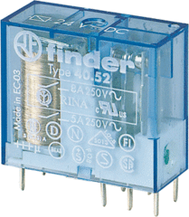 Finder 40.52.9.024.000 - relais 40.52 2p8a 24dc