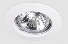Arkoslight - inbouwspot vast 79mm 12/230 Volt kleur mat wit (gatmaat 64mm excl lamp)