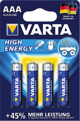Varta LR03VAALK - 4903 batterij AAA alkaline lr03 blister 4 stuks