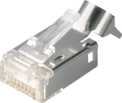 Btr 1401505010-E - industry ip20 rj45 plug cat6 universele kabel (bred uitvoering)