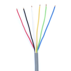 Donne B17037 - signaal kabel dca 6x0,8mm2 grijs prijs per meter