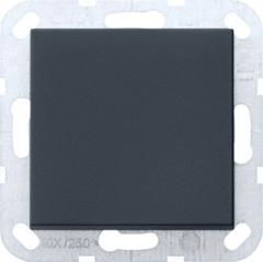 Gira 0126005 - Drukschakelaar wissel System 55 zwart mat