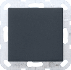 Gira 0127005 - Drukvlakschakelaar kruis System 55 zwart mat