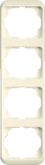 Busch Jaeger 2CKA001754A3773 - afdekraam 4-voudig 1734-22g ivoor vertikaal