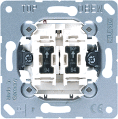 Jung 505U5 - Wipschakelaar serie inbouw met controle verlichting