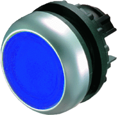 Eaton 216952 - signaaldrukknop m22-drl-b blauw vergrendelend
