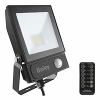 Bailey 142971 - led floodlight slim ii sensor 20w 4000k ip65