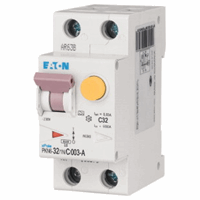 Eaton 236737 - aardlekautomaat (rcbo) pkn6 c-kar., 32a, 30ma, 2-polig incl. nee, 6 ka, type