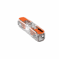 Wago 221-2411 - doorvoerconnector - voor alle soorten geleiders max. 4mm² 2-draads doos 60 stuks