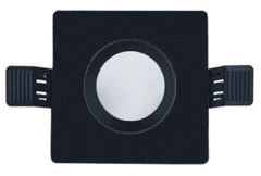 Interlight IL-F90SIPB - frame 90mm vierkant ip65 zwart