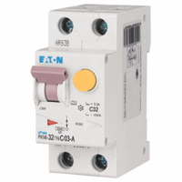 Eaton 236739 - aardlekautomaat (rcbo) pkn6 c-kar., 32a, 300ma, 2-polig incl. nee, 6 ka, type