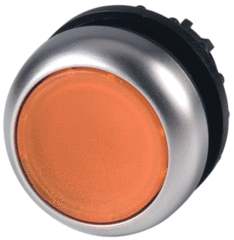 Eaton 167429 - Signaaldrukknop, vlak, amber, terugverend