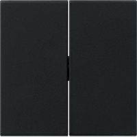 Gira 0915005 - wip voor 2-voudige drukvlakschakelaar mat zwart