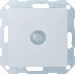 Gira afdekplaat zuiver wit glanzend met PIR bewegingsmelder voor inbouwdoos 50mm